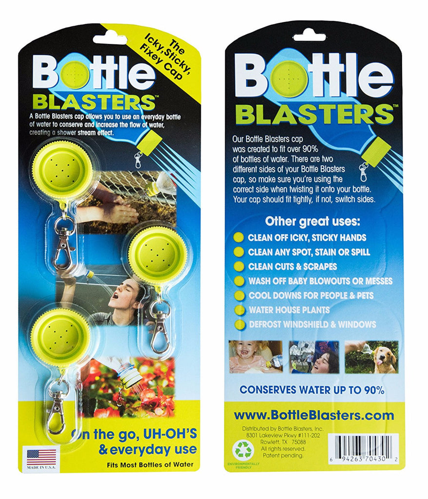 Multifunctional Bottle Blasters Water Bottle Cap 3 Pack